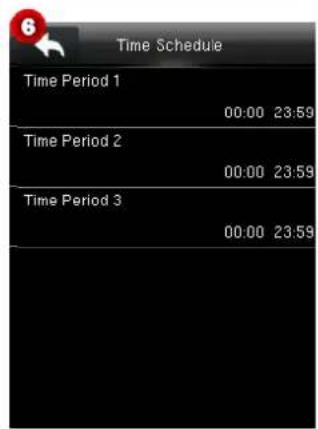 Time Schedule Time Period 1 00:00 23:59 Time Period 2 00:00 23:59 Time Period 3 00:00 23:59