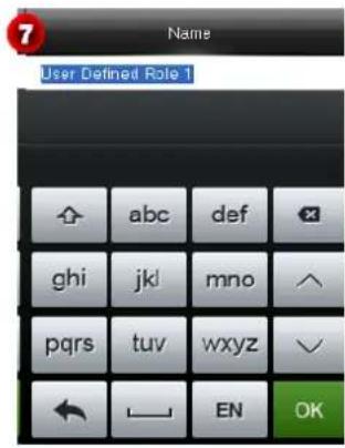 Name User Defined Role 1 abc def ghi jkl mno pqrs tuv wxyz ← EN OK