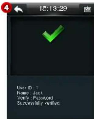 15:13:29 User ID: 1 Name : Jack Verify : Password Successfully verified.