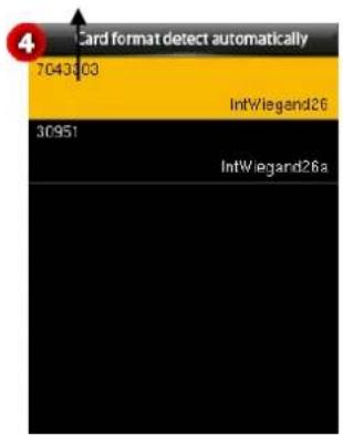 4 Card format detect automatically 7043063 IntWiegand26 30951 IntWiegand26a