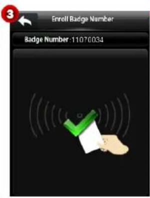 Enroll Badge Number Badge Number: 11070034