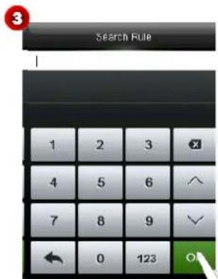 Search Rule 1 2 3 4 5 6 7 8 9 ← 0 123 OK
