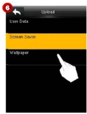 Upload User Data Screen Saver Wallpaper