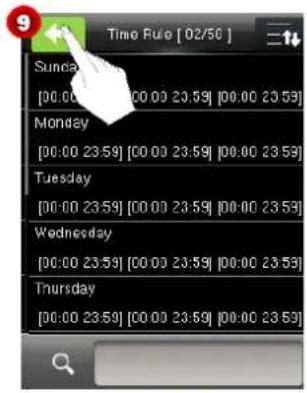 Time Rule [02/50] Sunday [00:00 23:59] [00:00 23:59] Monday [00:00 23:59] [00:00 23:59] Tuesday [00:00 23:59] [00:00 23:59] Wednesday [00:00 23:59] [00:00 23:59] Thursday [00:00 23:59] [00:00 23:59]