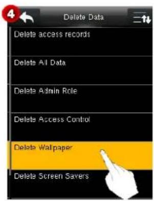 Delete Data Delete access records Delete All Data Delete Admin Role Delete Access Control Delete Wallpaper Delete Screen Savers