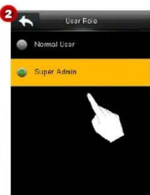 User Role Normal User Super Admin