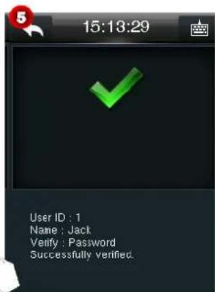 5 15:13:29 User ID : 1 Name : Jack Verify : Password Successfully verified.
