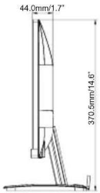 44.0mm/1.7" 370.5mm/14.6"