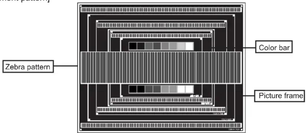 Zebra pattern Color bar Picture frame