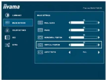 iiyama LIFEMANCE IMAGE SETTLES COLOR SETTLES ISO EXTRA IMAGE SETTINGS PEEL CLOCK PHASE HORIZONTAL POSITION VERTICAL POSITION ASPECT RATIO FULL Page 4: XXXET PERSUS