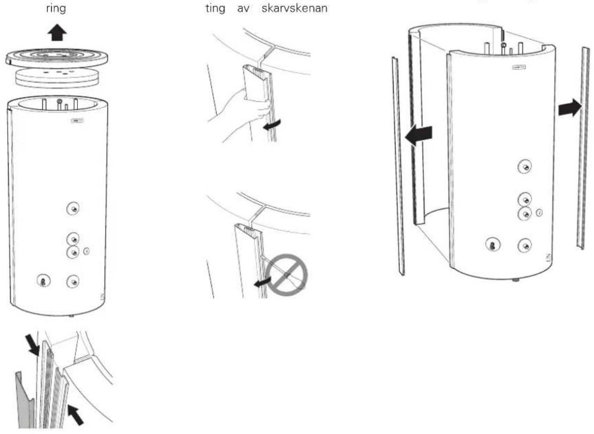 Nibe PUB2 300 - DEMONTERING AV ISOLERING - 1
