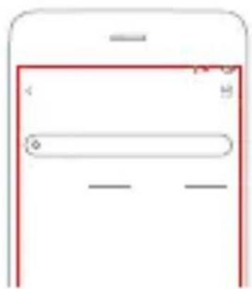 Diagram of a mobile phone interface with a progress bar and control buttons