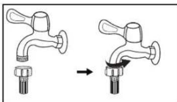 Sôlt GGSTLW55B - CONNECTION OF INLET HOSE, TAP AND WASHING MACHINE - 8