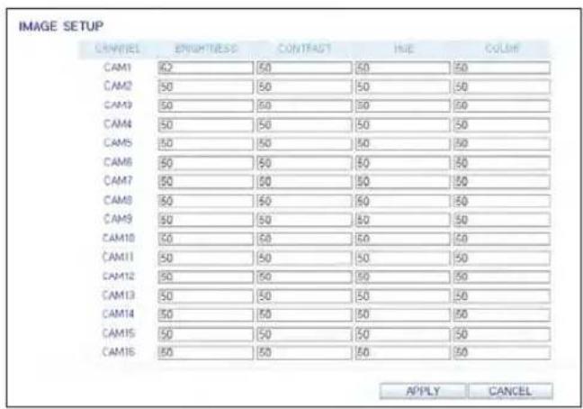IMAGE SETUP CAM15 HEIGHTNESS CONTRACT HSE COLINE CAM1 62 60 60 60 CAM2 60 60 60 60 CAM3 60 60 60 60 CAM4 60 60 60 60 CAM5 60 60 60 60 CAM6 60 60 60 60 CAM7 60 60 60 60 CAM8 60 60 60 60 CAM9 60 60 60 60 CAM10 60 60 60 60 CAM11 60 60 60 60 CAM12 60 60 60 60 CAM13 60 60 60 60 CAM14 60 60 60 60 CAM15 60 60 60 60 CAM16 60 60 60 60 APPLY CANCEL