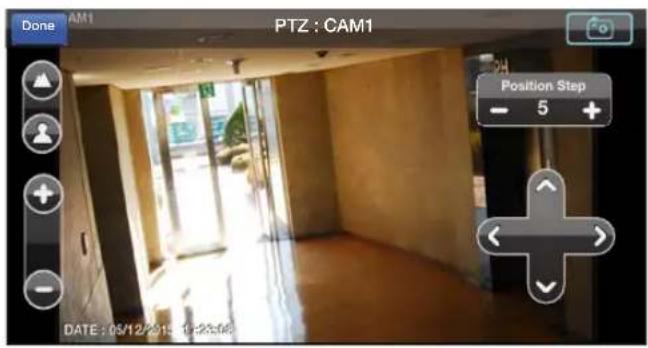 Done AM1 PTZ : CAM1 Position Step - 5 + DATE : 05/12/2015 1:23:06