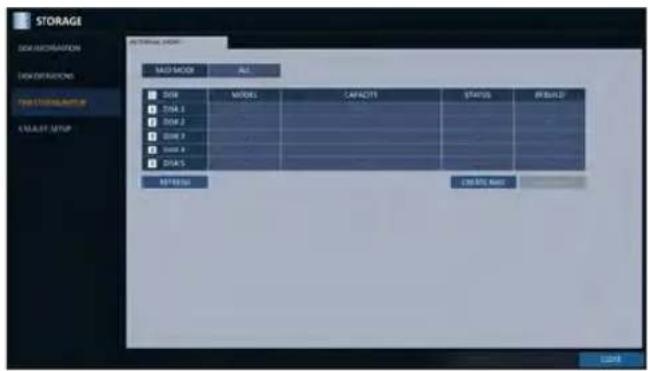 STORAGE DATA-REGISTRATION DATA-DIVICTIONS FOR INSTALLATION VALUE SETUP SALO MODE ALL □ SDA MODEL CAPACITY STATUS BUILD □ DSA 1 □ DSA 2 □ DSA 3 □ DSA 4 □ DSA 5 REPORTING CREDIT NAME START