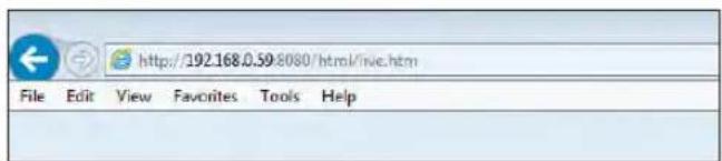 http://292.168.0.59:8080/html/#ve.htm File Edit View Favorites Tools Help