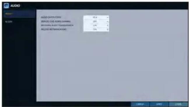 AUDIO AUDIO OUTPUT DELETTUE ORDER CHANNEL REDACTURE NAME BEIJING NETWORK CODE 100% 100% 100%