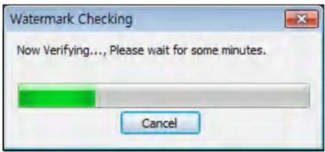 Watermark Checking Now Verifying..., Please wait for some minutes. Cancel
