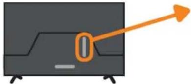 LINSAR LS75UHDNF - Buttons on the TV - 2