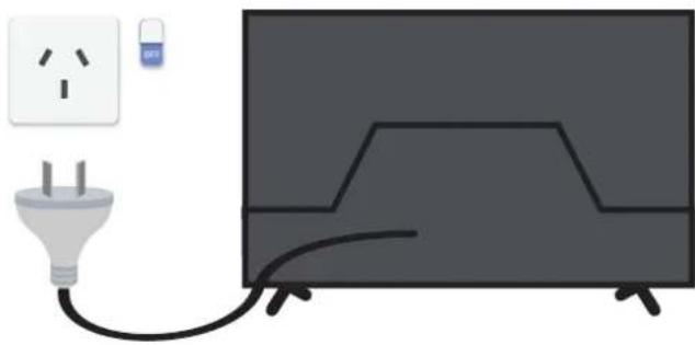 LINSAR LS75UHDNF - Wall-mounting the TV - 4
