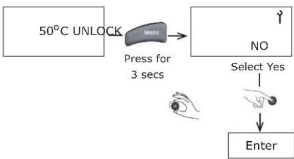 DIMPLEX EDL170-520RF - Permanent and automatic locking - 2