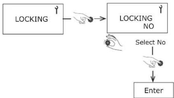 DIMPLEX EDL170-520RF - Permanent and automatic locking - 1