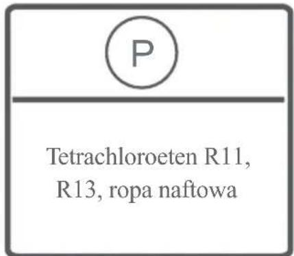 P Tetrachloroeten R11, R13, ropa naftowa