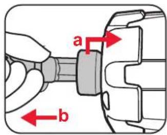 a b
