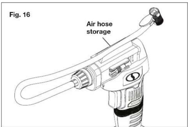 Fig. 16 Air hose storage