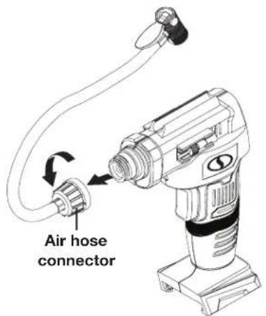 Air hose connector