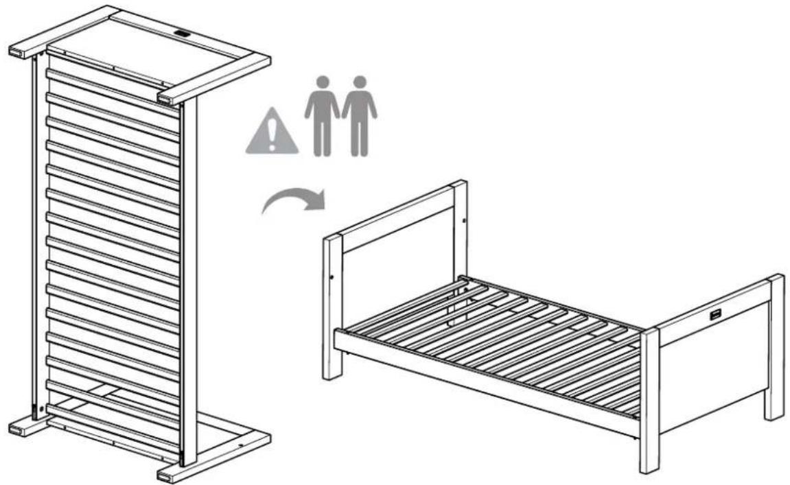 Silver Cross Alnmouth Cot Bed - Fittings list: - 21