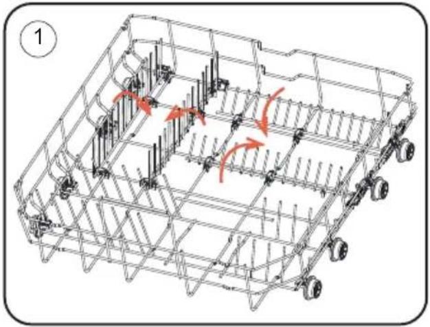 CDA CDI6372 - Four Folding Racks - 1