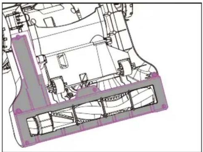 BUSH VUS34AE2BNSLEU - How to replace brush roll bar or belt - 6