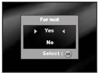 Format Yes No Select : OK