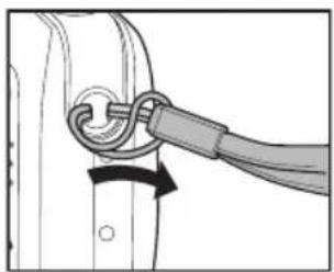 SANYO VPC-S600 - Attaching the Camera Strap - 1