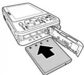 SANYO VPC-E1075 - Inserting the Battery - 3