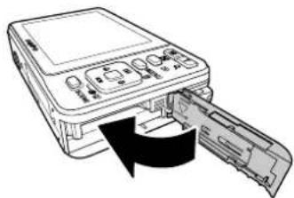 SANYO VPC-E1075 - Inserting the Battery - 4