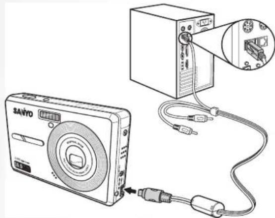 SANYO VPC-E1075 - Transferring Photos/Videos to your PC - 1