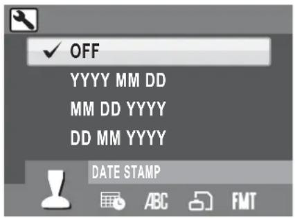 OFF YYYY MM DD MM DD YYYY DD MM YYYY DATE STAMP