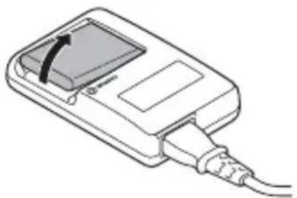 SANYO VPC-X1220EX - When the CHARGE indicator turns off, unplug the power cord from the power outlet, and remove the battery pack from the charger. - 1