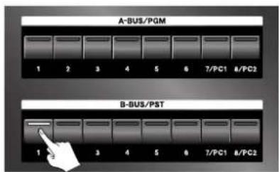 A-BUS/PGM 1 2 3 4 5 6 7/PC1 8/PC2 B-BUS/PST 1 2 3 4 5 6 7/PC1 8/PC2