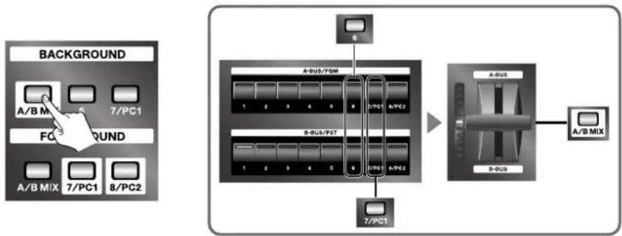 ROLAND LVS-800 - Choose the background picture. - 1