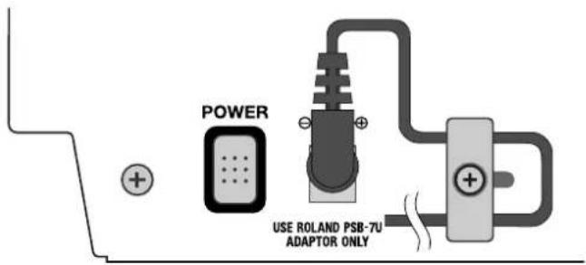 POWER USE ROLAND PSB-7U ADAPTOR ONLY