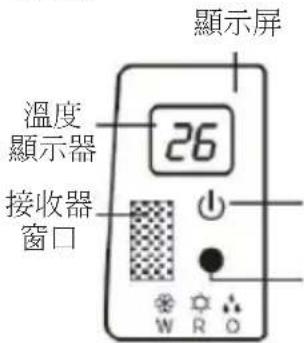 顯示屏 26 溫度 顯示器 接收器 窗口 W R O