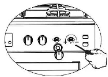 NEVIR NVR-CB3H - Reduced gas flow rate setting for hob taps - 2
