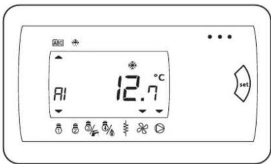 AI 12.7 °C set