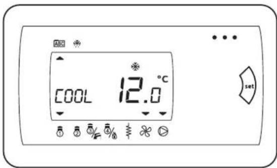 COOL 12.0 °C set