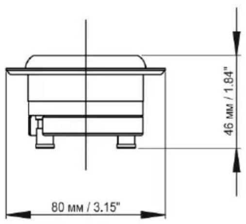 80 MM / 3.15" 46 MM / 1.84"