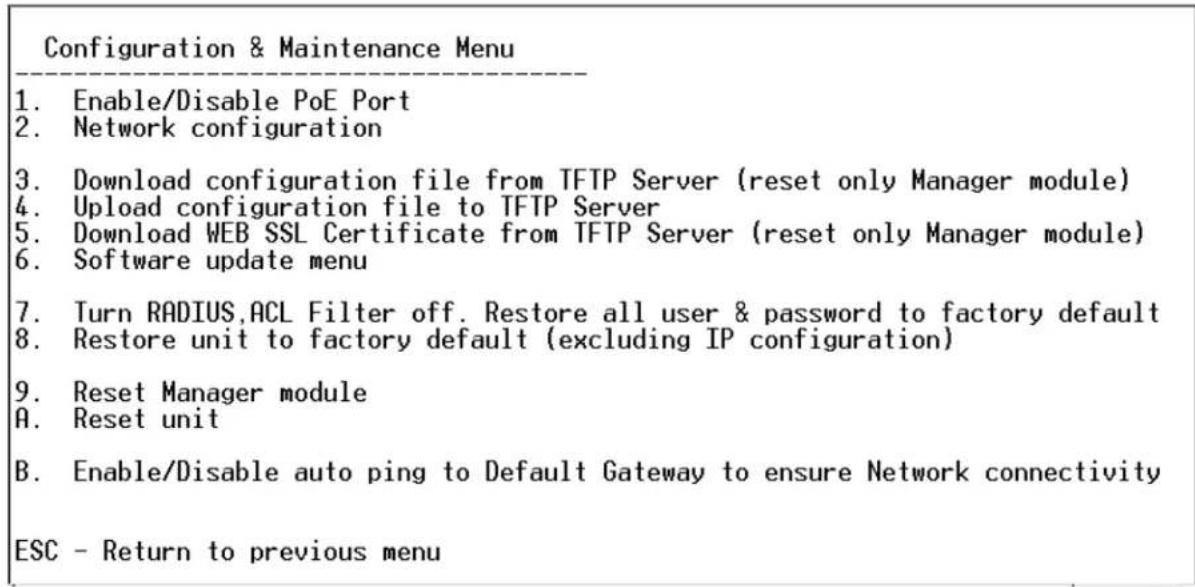 Microchip PD-9506GC - Telnet/SSH View and Configuration - 3